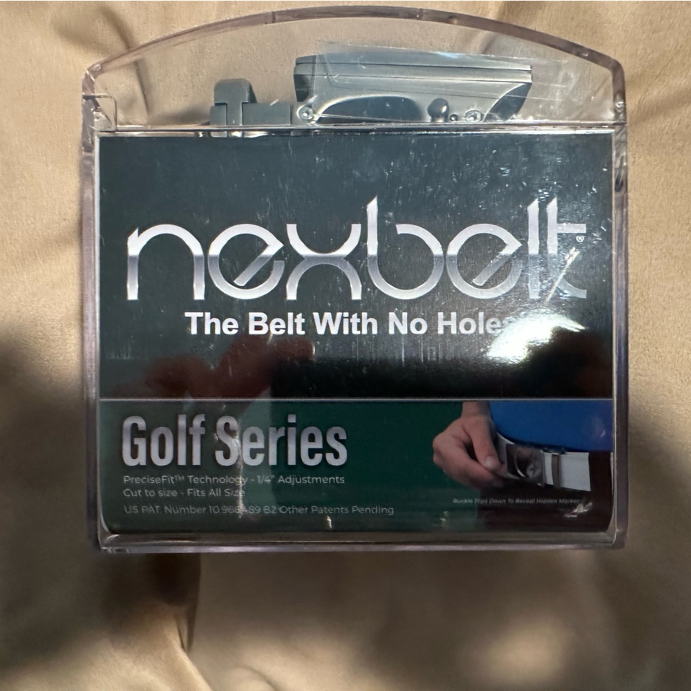 Nextbelt hole-less belt, Brown